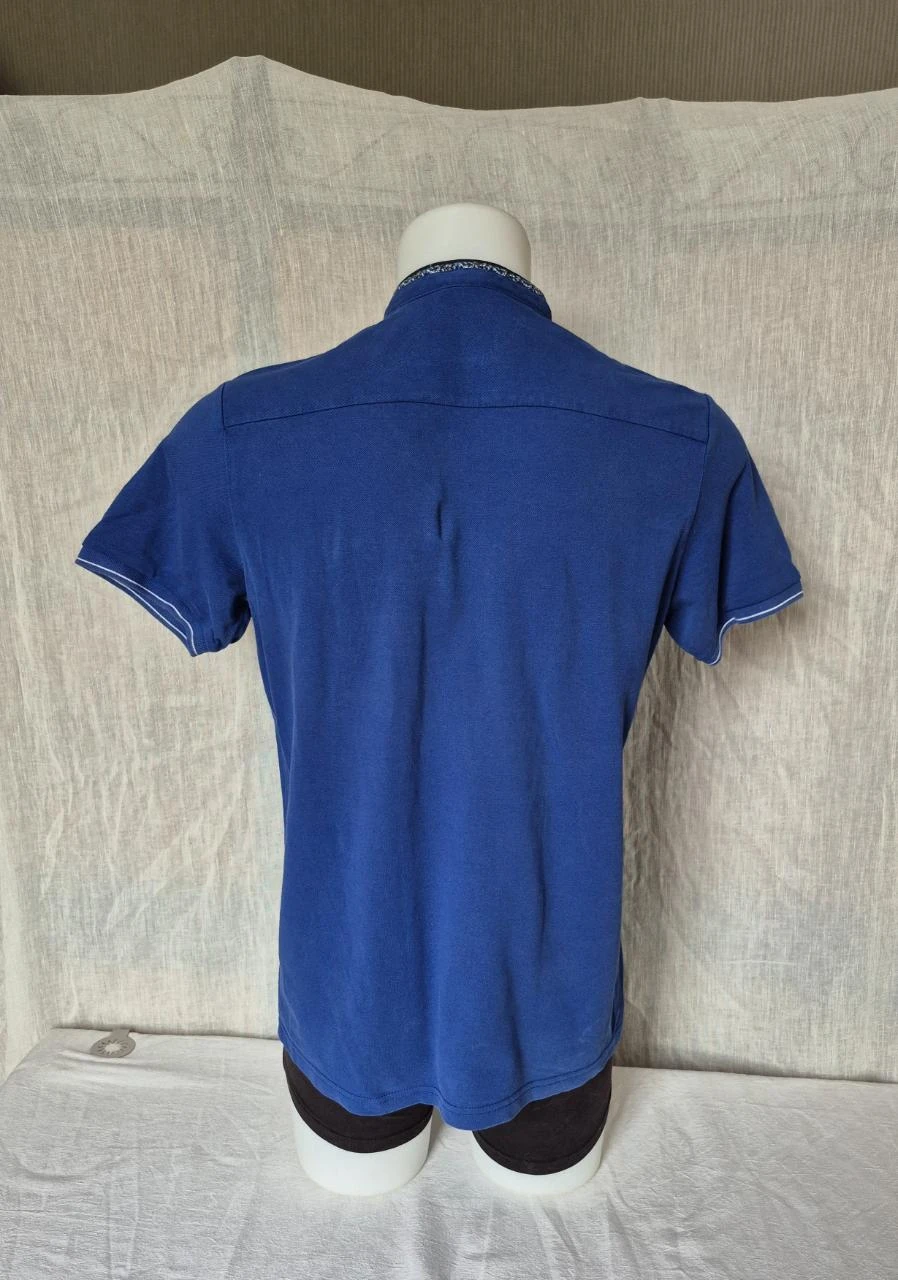 Men's blue polo shirt "Celio" size M – photo 4